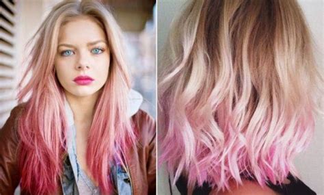 Ejemplos de mechas californianas en colores pastel y fantasía
