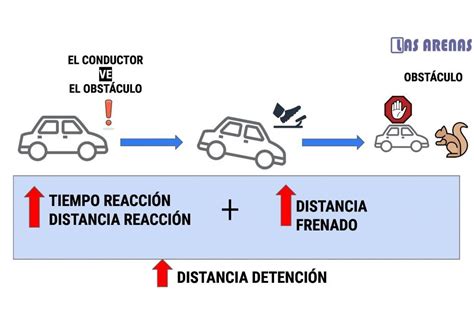 Infografía sobre la distancia de reacción en la conducción