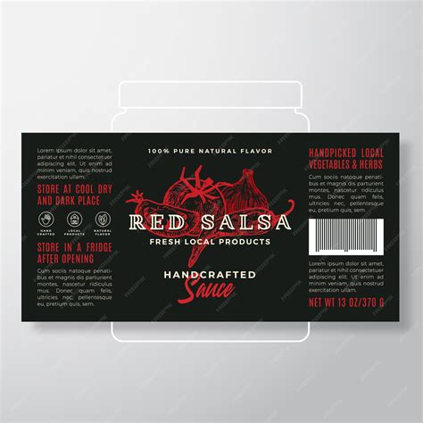 Diseño de etiqueta de salsa con elementos que representen raíces sureñas de EE. UU. y herencia mexicana.