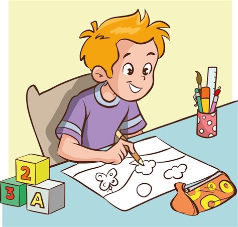 Niño o niña dibujando letras o formas en una bandeja de sémola con sus dedos