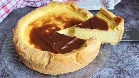 Tarta flan parisino de vainilla