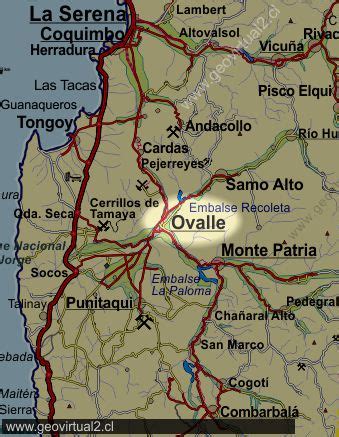 Mapa del centro de Ovalle con resaltadas las calles Benavente, Vicuña Mackenna, la Alameda y Avenida La Feria, indicando el corredor de operación de los delincuentes.