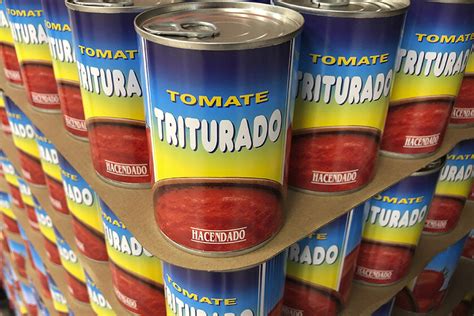 Tabla de procesos técnicos: Tomate frito vs. Salsa de tomate vs. Tomate triturado
