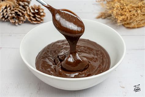 Temático de una ganache de chocolate