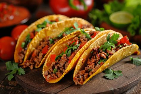 Una variedad de platillos hechos con tortillas de harina, como tacos, burritos y quesadillas.