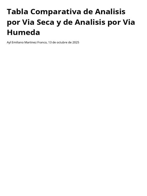 Tabla comparativa entre salazón seca y salmuera húmeda