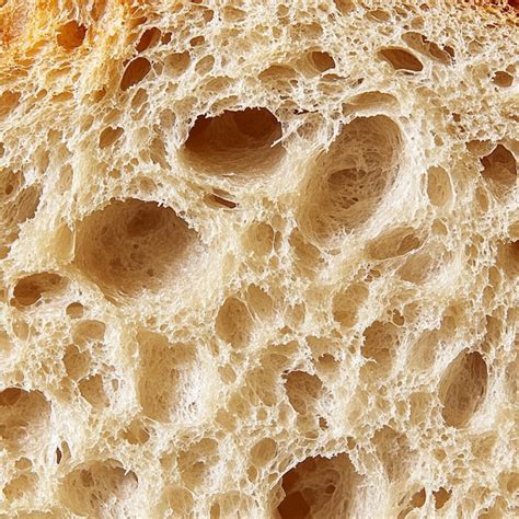 Fotografía de primer plano donde se aprecia la miga esponjosa del rosco frito