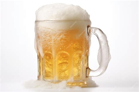 Foto ilustrativa de una jarra de cerveza tipo lager teñida de color verde brillante sobre una mesa festiva.