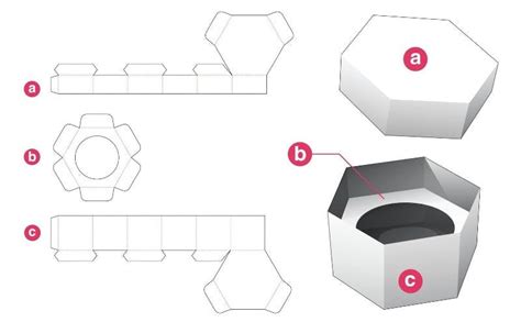 Muestra de diferentes formas de cajas: hexagonal, redonda, tipo maletín, tipo almohada