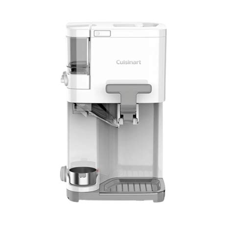 Diseño elegante de la máquina de helado suave Cuisinart ICE-48 en color blanco