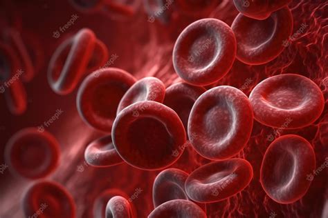 Microfotografía de glóbulos rojos sanos y glóbulos rojos afectados por favismo.