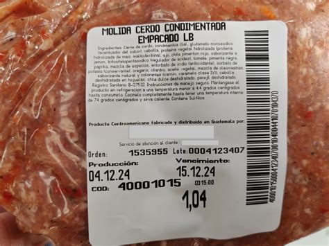 Ejemplos de etiquetado de productos ahumados