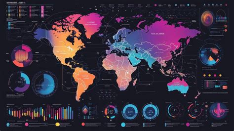 infografía con estadísticas de distribución por región