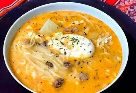 Sopa de leche tradicional con cereales