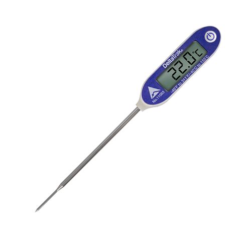 Termómetro de sonda utilizado para medir la temperatura de alimentos