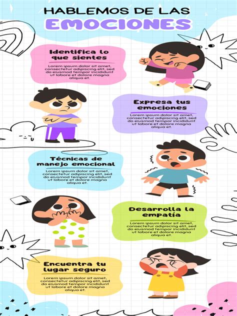Infografía sobre las emociones y valores asociados a los colores pastel