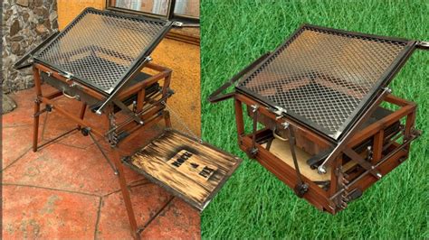 Esquema de un asador rotatorio mostrando la circulación de jugos entre los niveles de pollos.