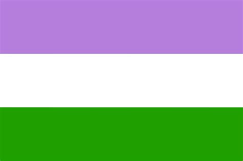 Bandera del orgullo genderqueer de Marilyn Roxie