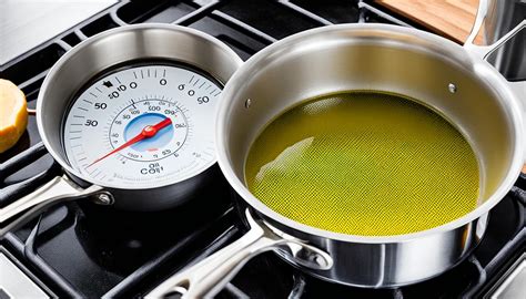 Gráfico de temperatura ideal del aceite para freír buñuelos
