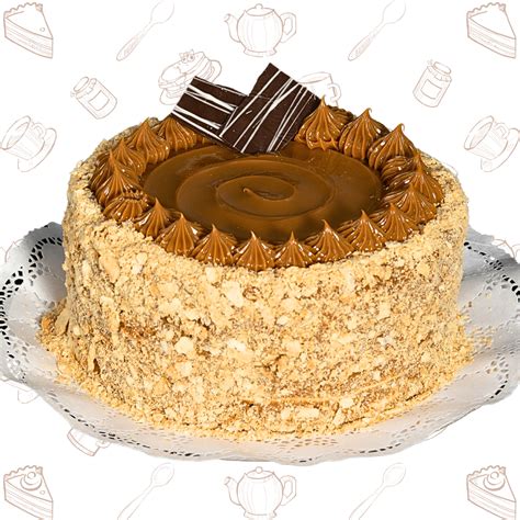 Torta de mil hojas decorada con diseños de emoji