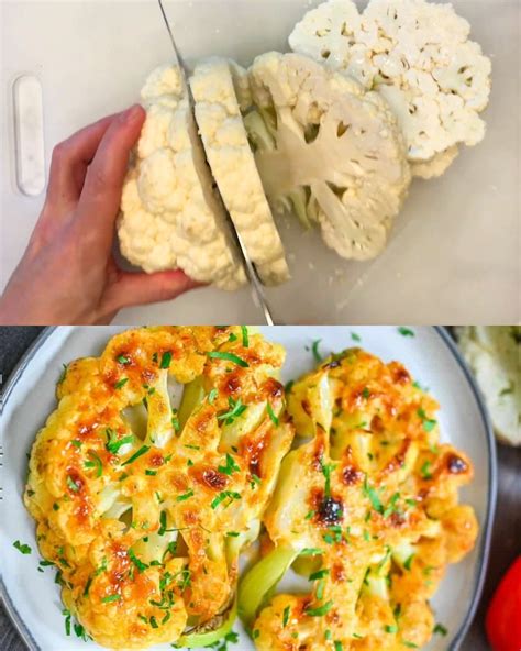 Esquema de corte de coliflor para obtener filetes