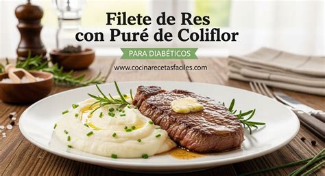 Plato final de filete de coliflor con puré y salsa de queso azul