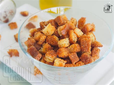 Receta detallada de picatostes crujientes caseros