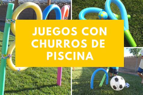 rodajas de churros de piscina con letras y números para aprender