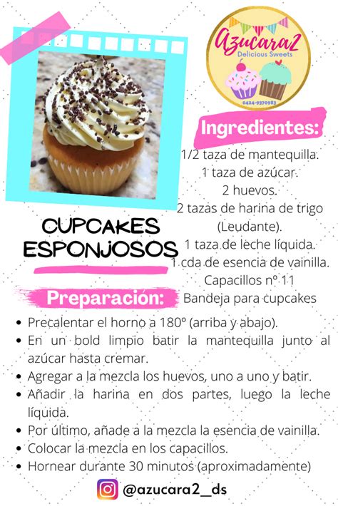 Recetas de cupcakes populares