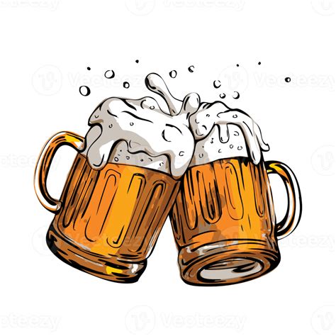 Ilustración artística de jarras humeantes de cerveza de mantequilla en un ambiente inspirado en una taberna medieval