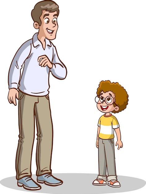 Ilustración de un adulto y un niño conversando en un ambiente tranquilo y de apoyo.