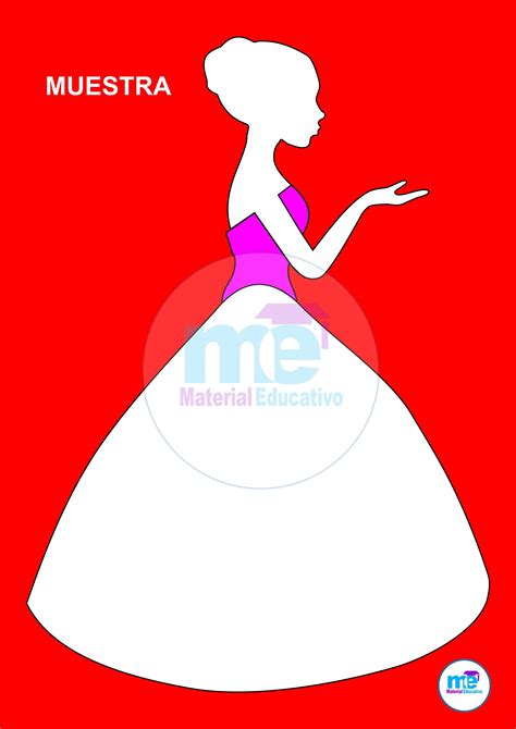 Sándwich decorado con forma de vestido, ideal para el Día de la Madre