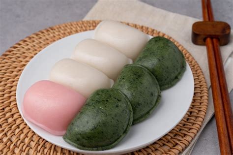 Fotografía de Sirutteok, pastel de arroz coreano.