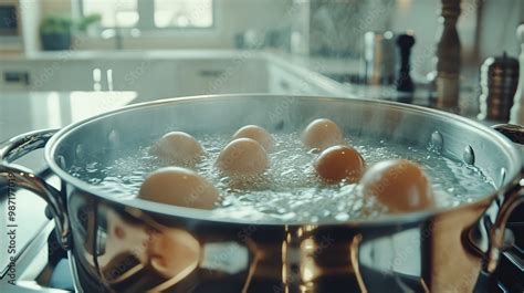 Imagen de frambuesas frescas cocinándose en una olla pequeña para hacer un coulis.