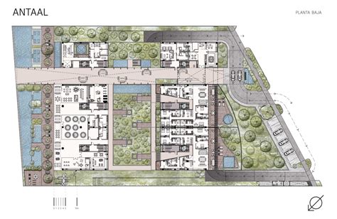 Plano o ilustración del Complejo Habitacional Salvador y Ampliación Ñuñoa.
