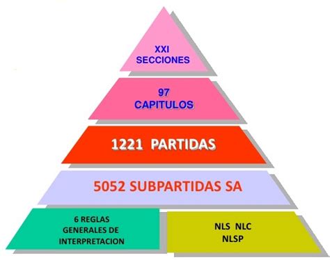 Esquema de cómo funciona la clasificación arancelaria y el Sistema Armonizado