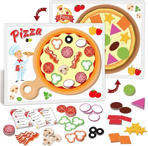 Juego interactivo de pizza para niños pequeños