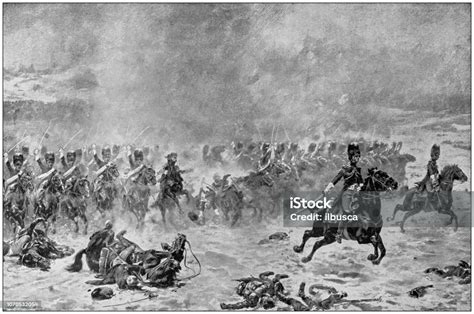 Ilustración antigua de la batalla o puerto de Mahón