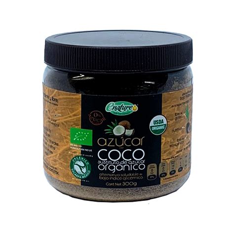 Azúcar de coco orgánico en un cuenco con una cuchara