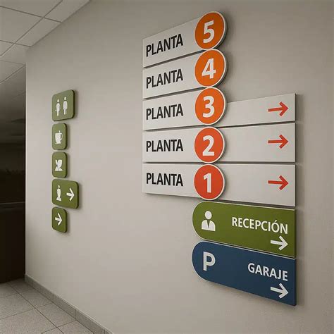 Señalética de horarios de oficina