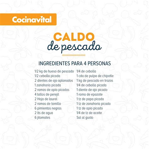 Esquema de los ingredientes frescos y el caldo de pescado necesarios para una leche de tigre tradicional.