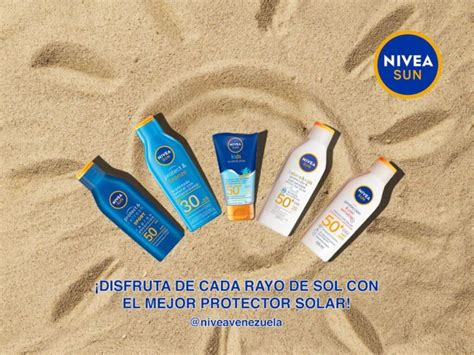 Imagen general de la línea de protectores solares faciales NIVEA SUN