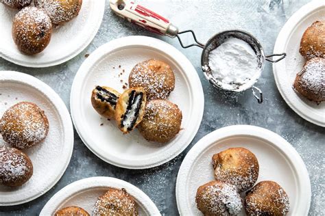 Galletas Oreo fritas en freidora de aire