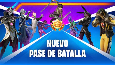 Imagen de un Pase de Batalla de Fortnite con skins destacadas y medallas de progresión