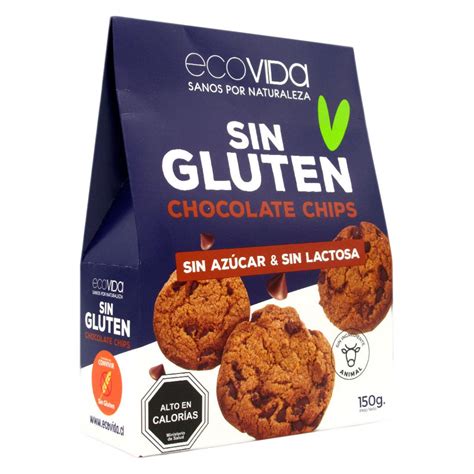 Infografía comparativa de las categorías de galletas Ecovida: Sin Azúcar, Sin Gluten, Integral y Quinoa.