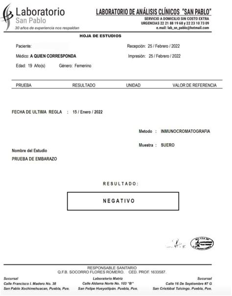Esquema comparativo de la fiabilidad de pruebas de embarazo: sangre, farmacia y caseras