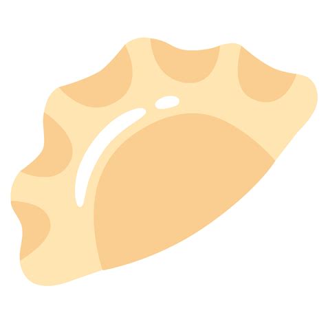 Representación digital del emoji de empanada o dumpling