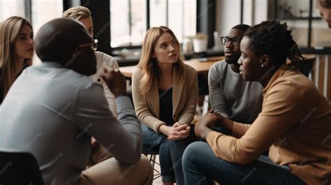 Imagen de personas dialogando en un ambiente distendido