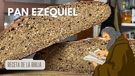 Representación del profeta Ezequiel preparando pan con estiércol, simbolizando la escasez
