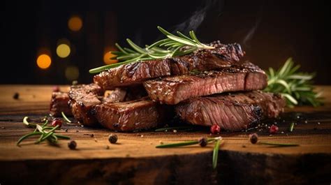 primer plano de un pino de carne jugoso y especiado